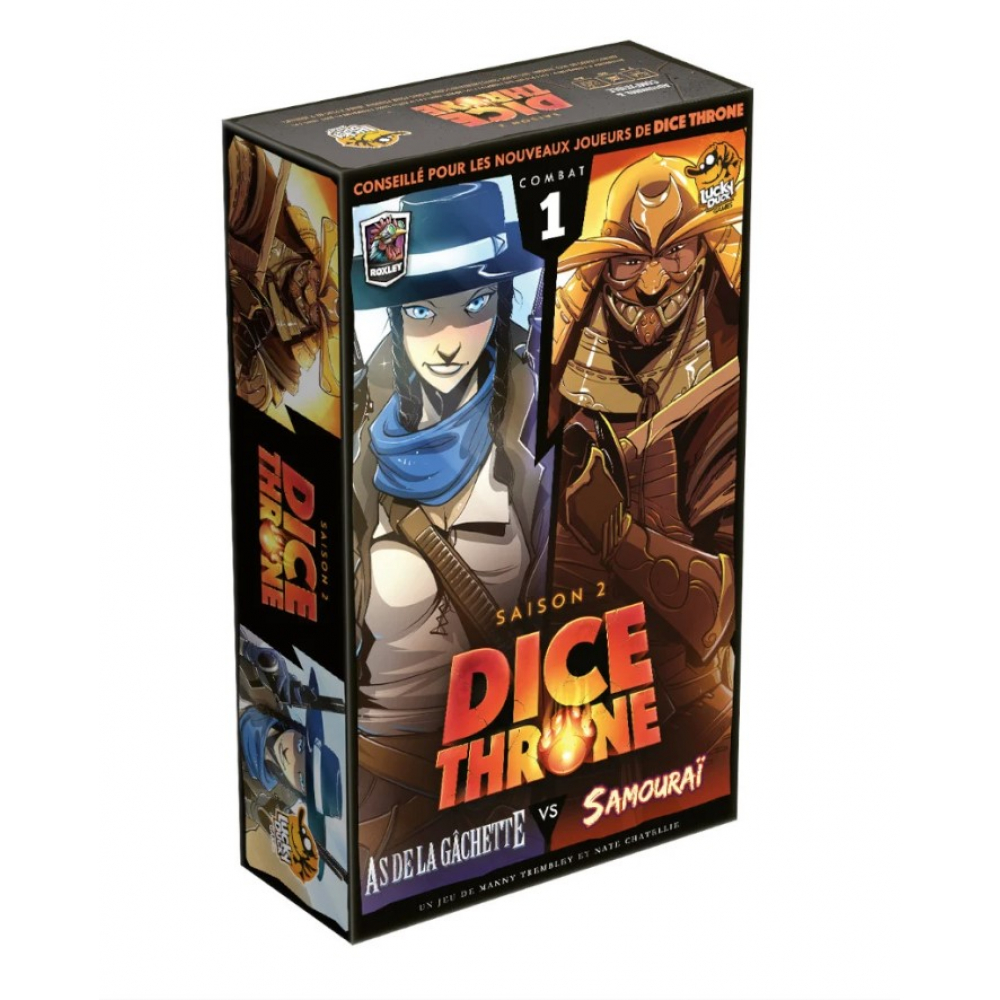 Dice Throne S2- As de la gâchette vs Samouraï