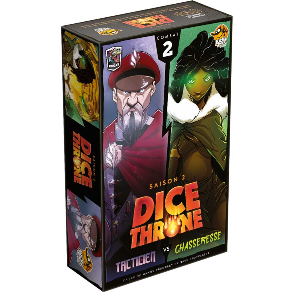 Dice Throne S2- Tacticien vs Chasseresse