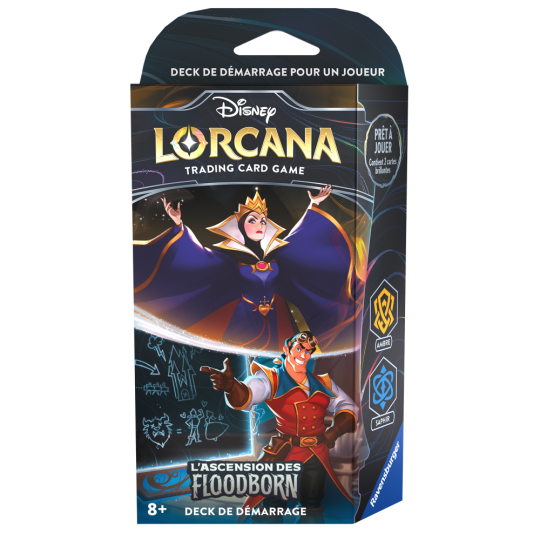 DISNEY LORCANA SET2 - STARTER DECK AMBRE/SAPHIR