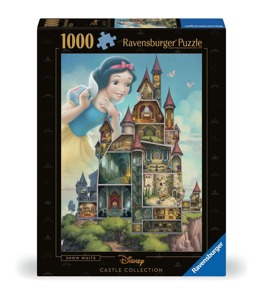 BLANCHE NEIGE CHATEAU DISNEY 1000P