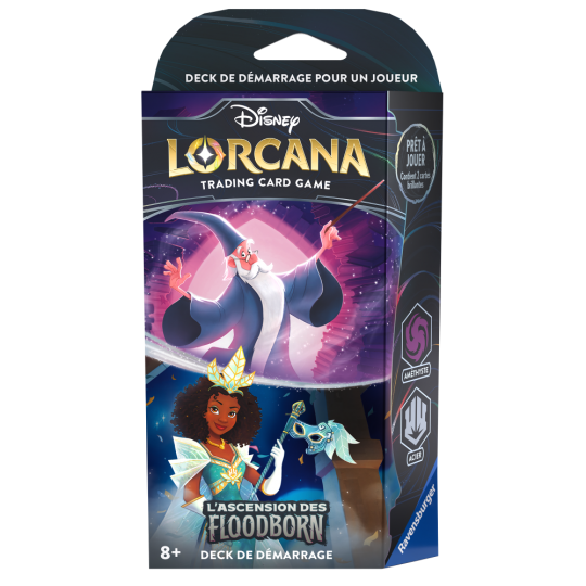 DISNEY LORCANA SET2 - STARTER DECK AMÉTHYSTE/ACIER