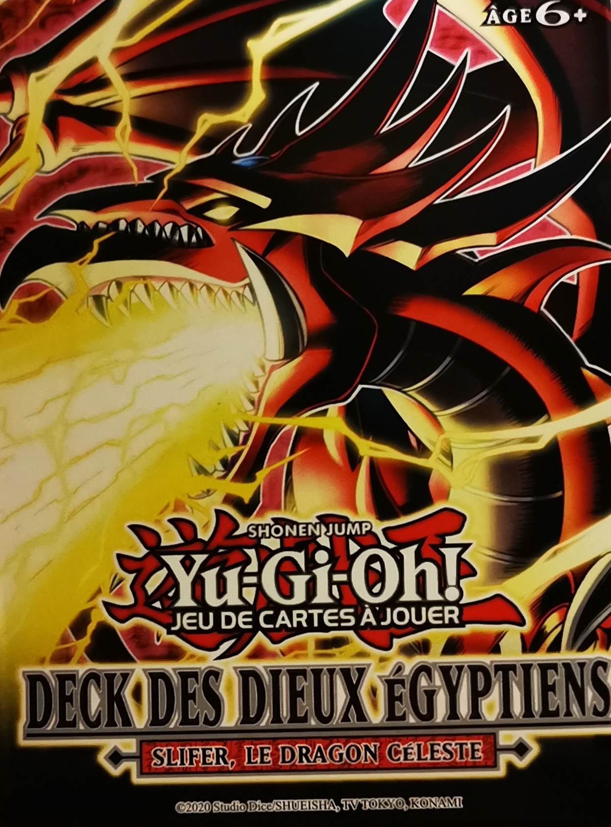 Yu-Gi-Oh deck des dieux égyptiens slifer, le dragon céleste