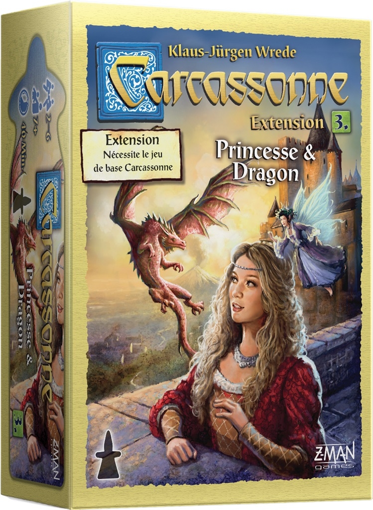 Princesse et Dragon (Ext. Carcassonne)